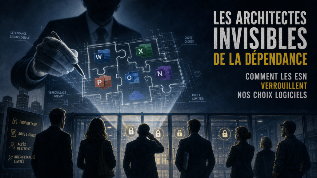 Les ESN se présentent comme de simples intégrateurs, mais ce sont elles qui, depuis des années, dessinent l’architecture logicielle de nos administrations. En empilant suites propriétaires, clouds “de confiance” et contrats-cadres, elles transforment des choix techniques en dépendances structurelles, aux frais des finances publiques et de notre souveraineté numérique. Qui décide vraiment des outils que l’État utilise au quotidien ?